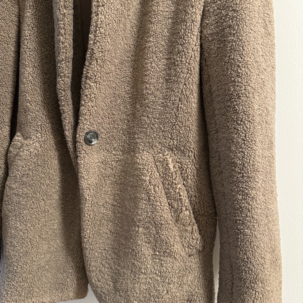 Banana Republic Brown Teddy Bear Coat. Size: Small